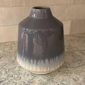 Project 62 Reactive Blue Large Bud Vase